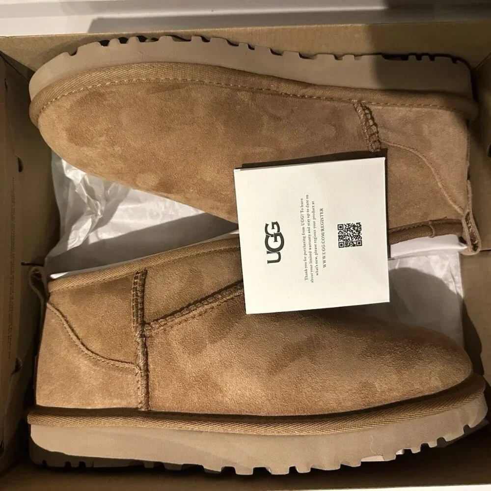 UGG Classic Ultra Mini Boot in the color Chestnut bought on posh, but too small